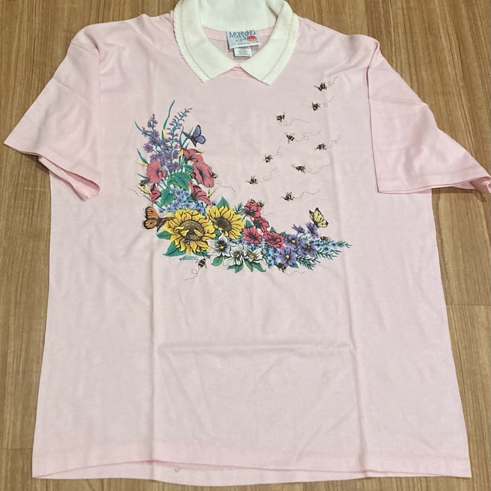 VTG Morning Sun Spring Golf Tshirt - Size L